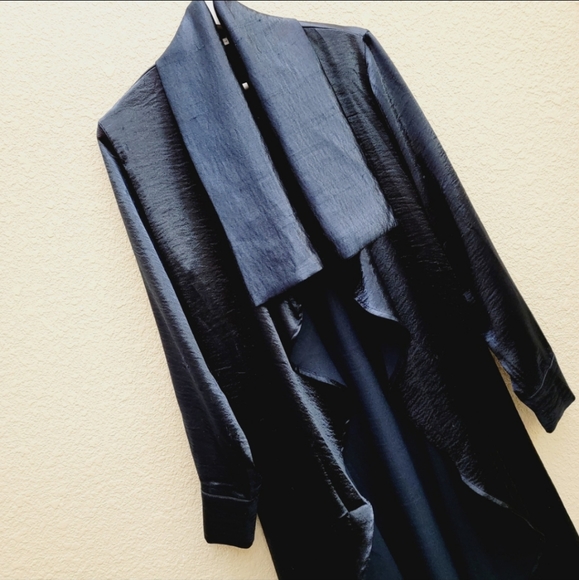 Soprano Long Silky Open Cardigan Duster - Picture 15 of 15